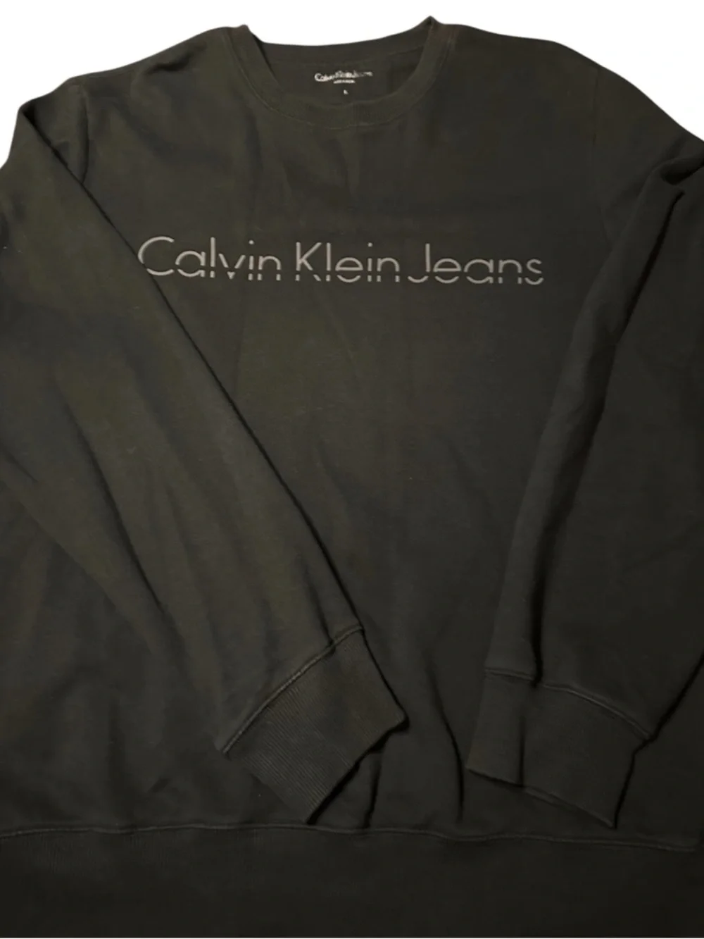 Calvin Klein Jeans Men’s Large Black Crewneck